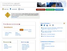 Tablet Screenshot of consortiumlibrary.org